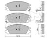 CIFAM 822-237-1 Brake Pad Set, disc brake